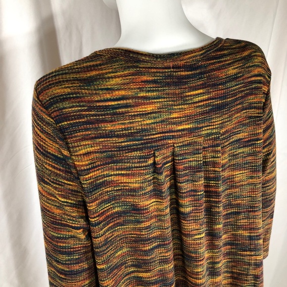 Song n Spirit Waffle Knit 3/4 Sleeve Swing Dress - Picture 4 of 7